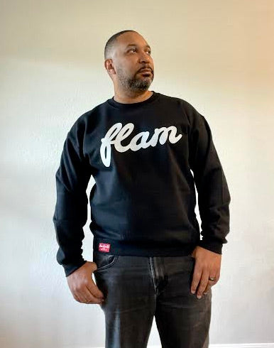 FLAM SCRIPT CREW NECK