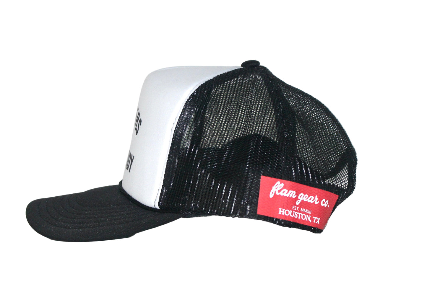 DRUMMERS VS EVERYBODY TRUCKER HAT(BLACK/WHITE)