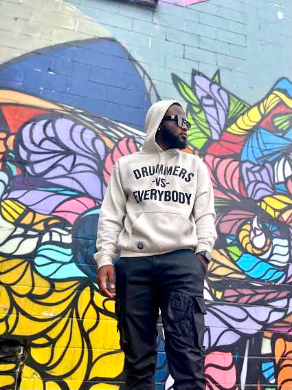 DRUMMERS VS EVERYBODY HOODIE(neutral) + FREE TEE