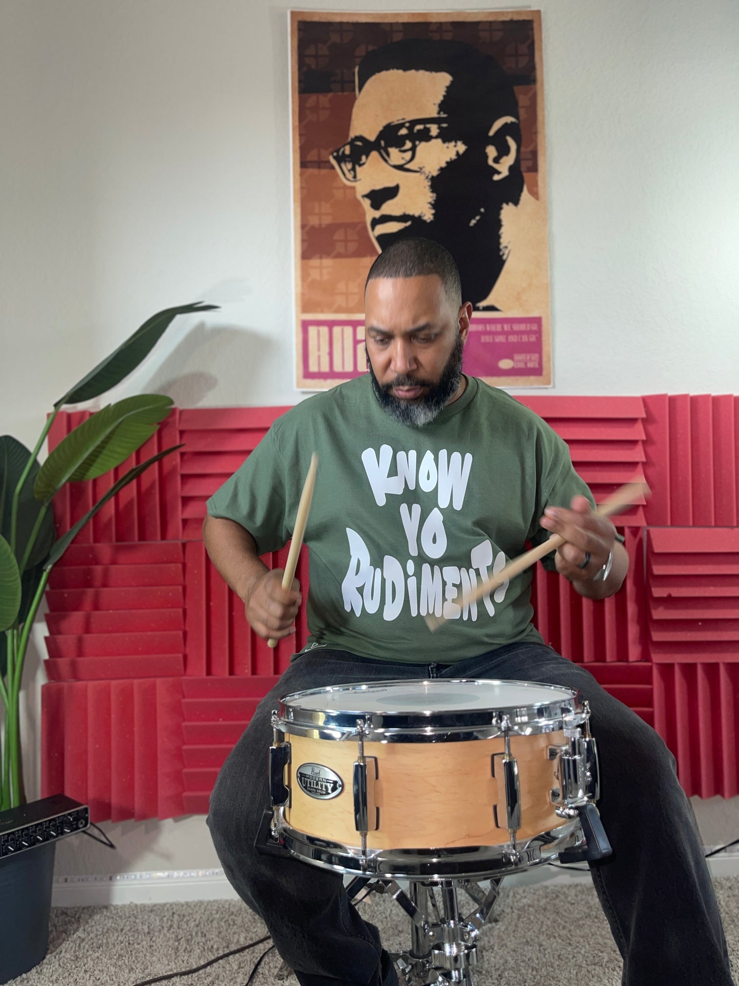 KNOW YO RUDIMENTS TEE (military green)