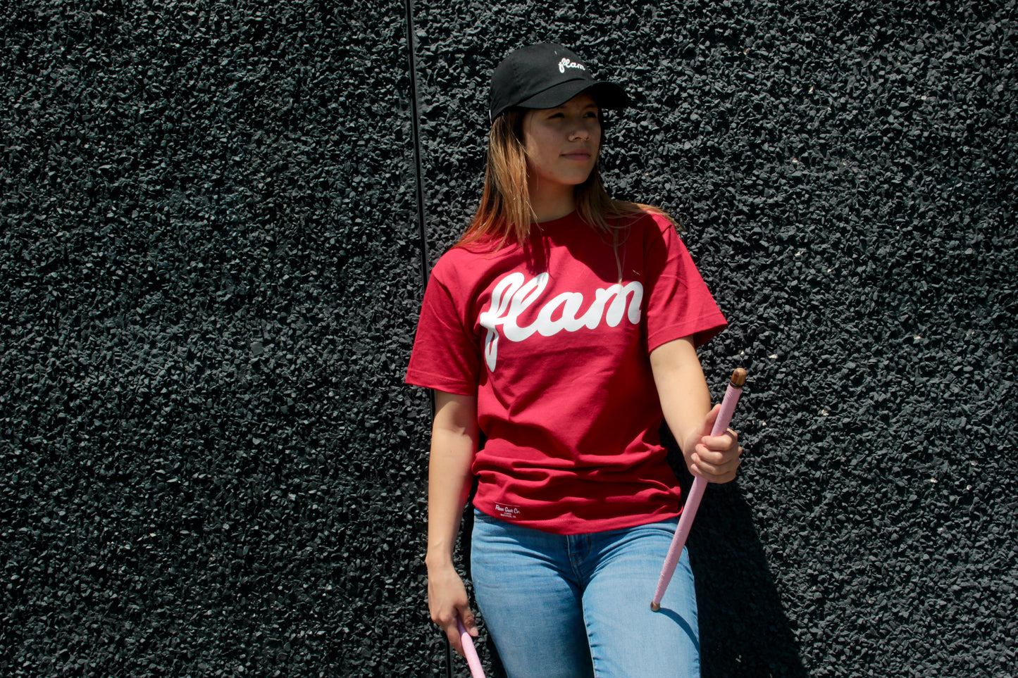 FLAM Script tee(red)