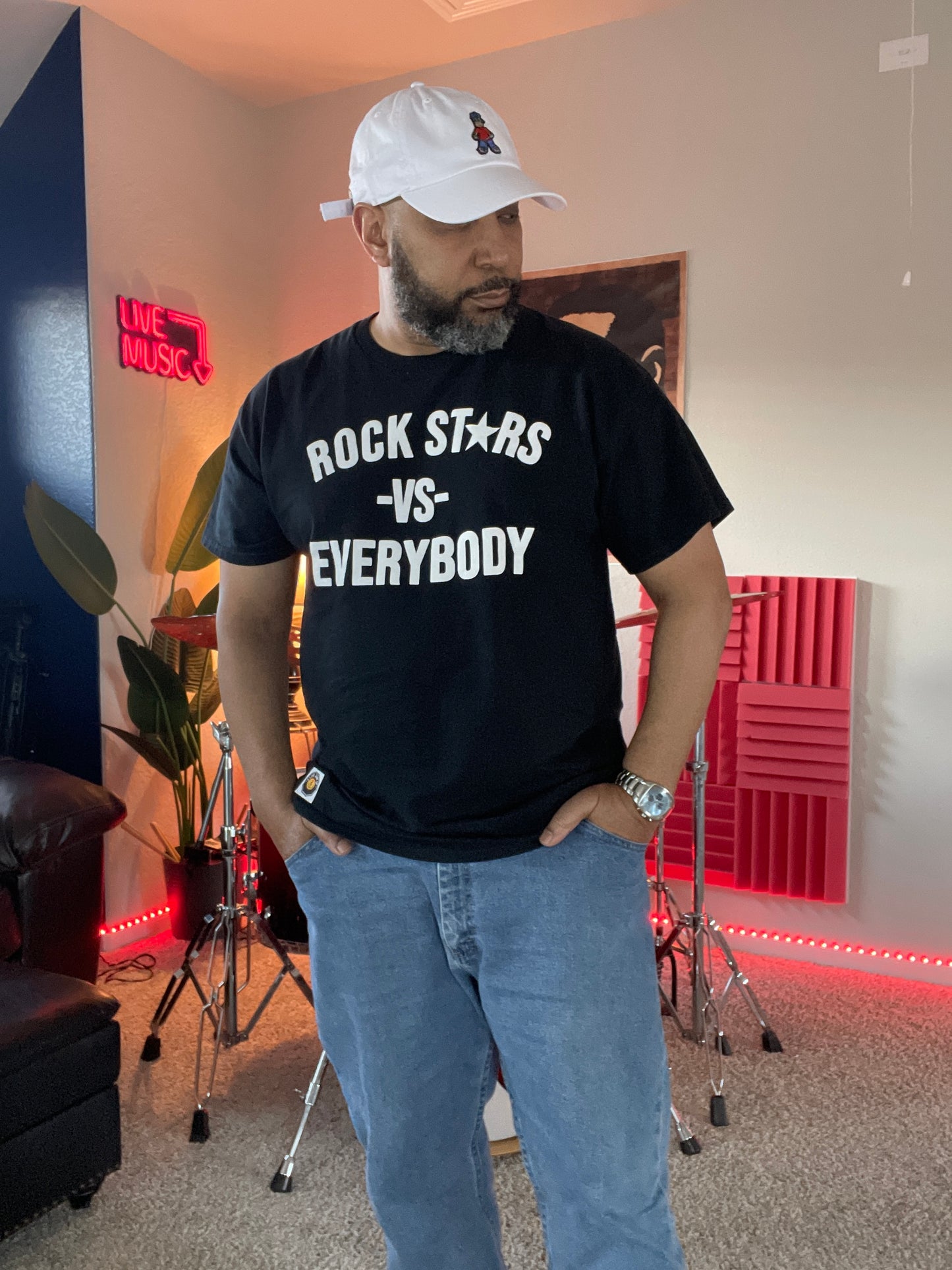 ROCK STARS VS EVERYBODY tee