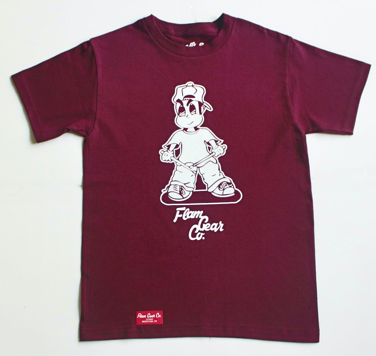 FLAMBOY tee(burgundy)