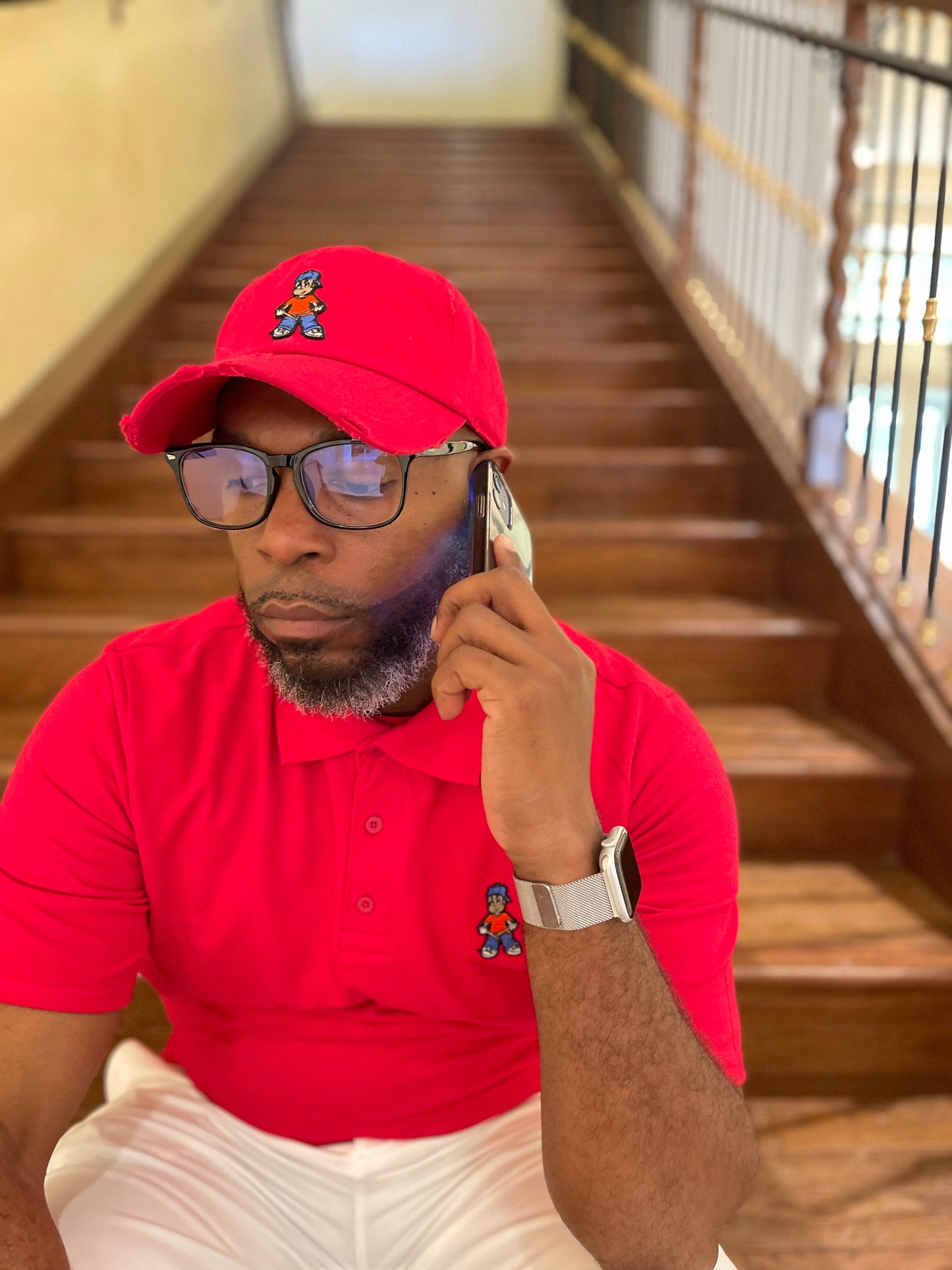 FLAM DAD HATS red