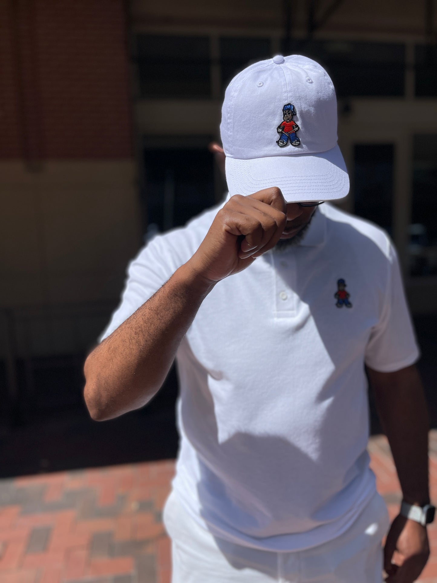 FLAM DAD HAT white