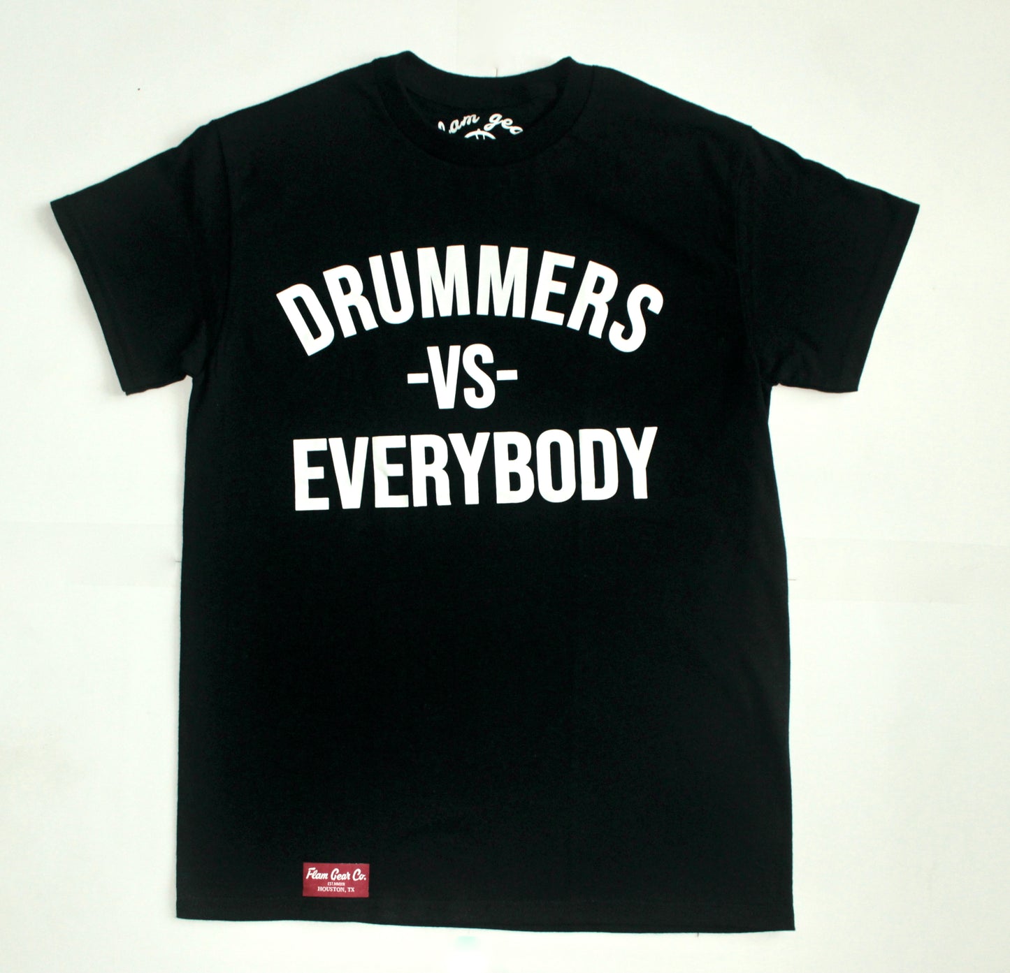 DRUMMERS VS EVERYBODY TEE(black)