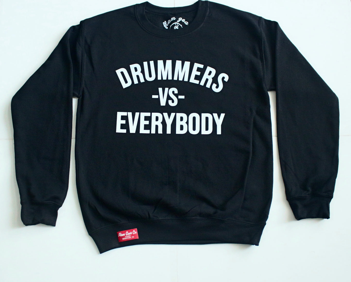 DRUMMERS VS EVERYBODY CREWNECK (black)