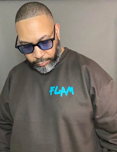 FOR LOUD ANOINTED MUSICIANS CREWNECK (brown/sky blue)
