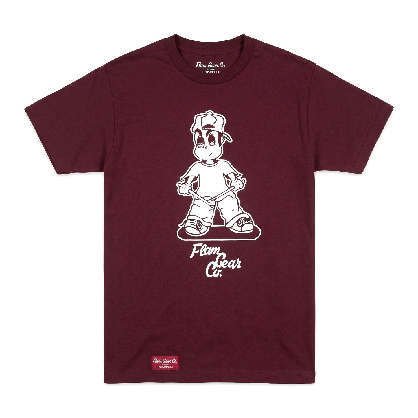 FLAMBOY tee(burgundy)