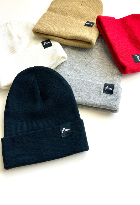 FLAM SCRIPT BEANIES