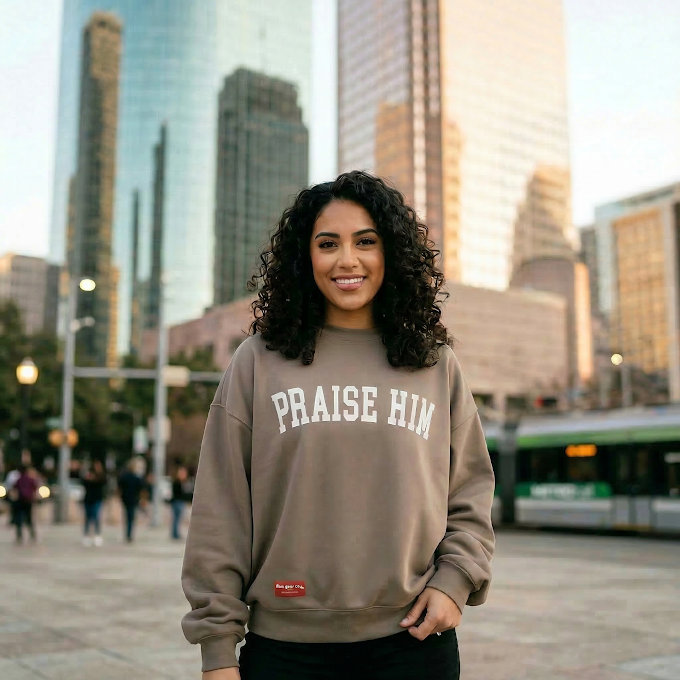 PRAISE HIM Crewneck Sweatshirt