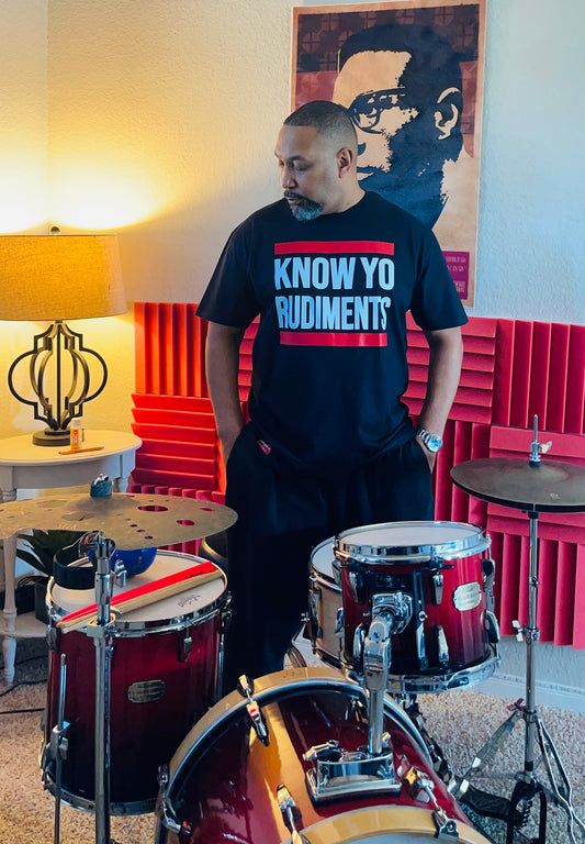 KNOW YO RUDIMENTS TEE (RUN DMC–INSPIRED)