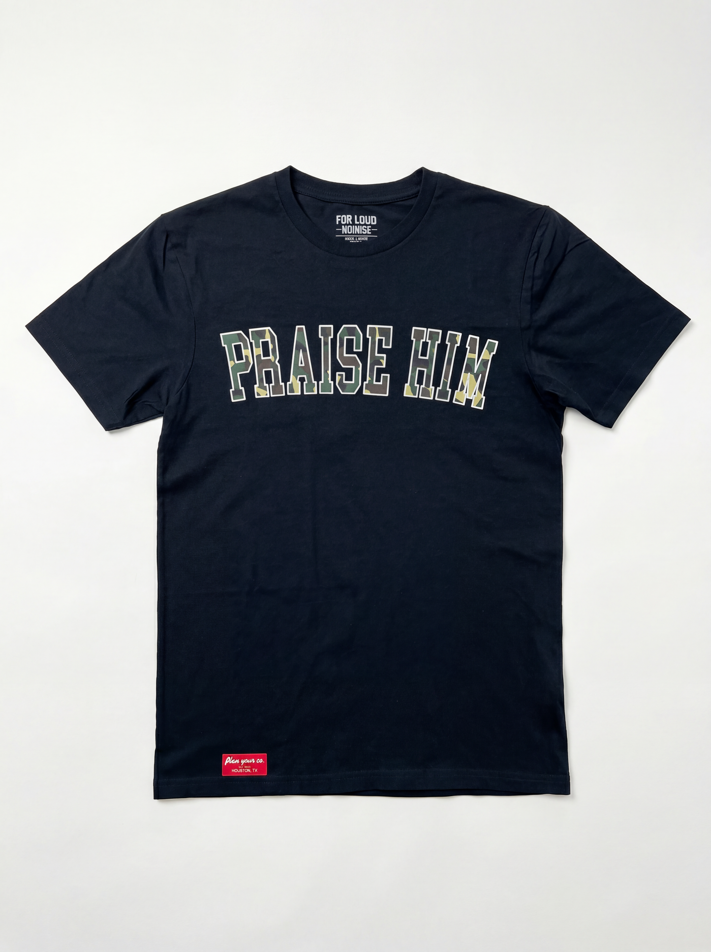 PRAISE HIM TEE(black/camo)