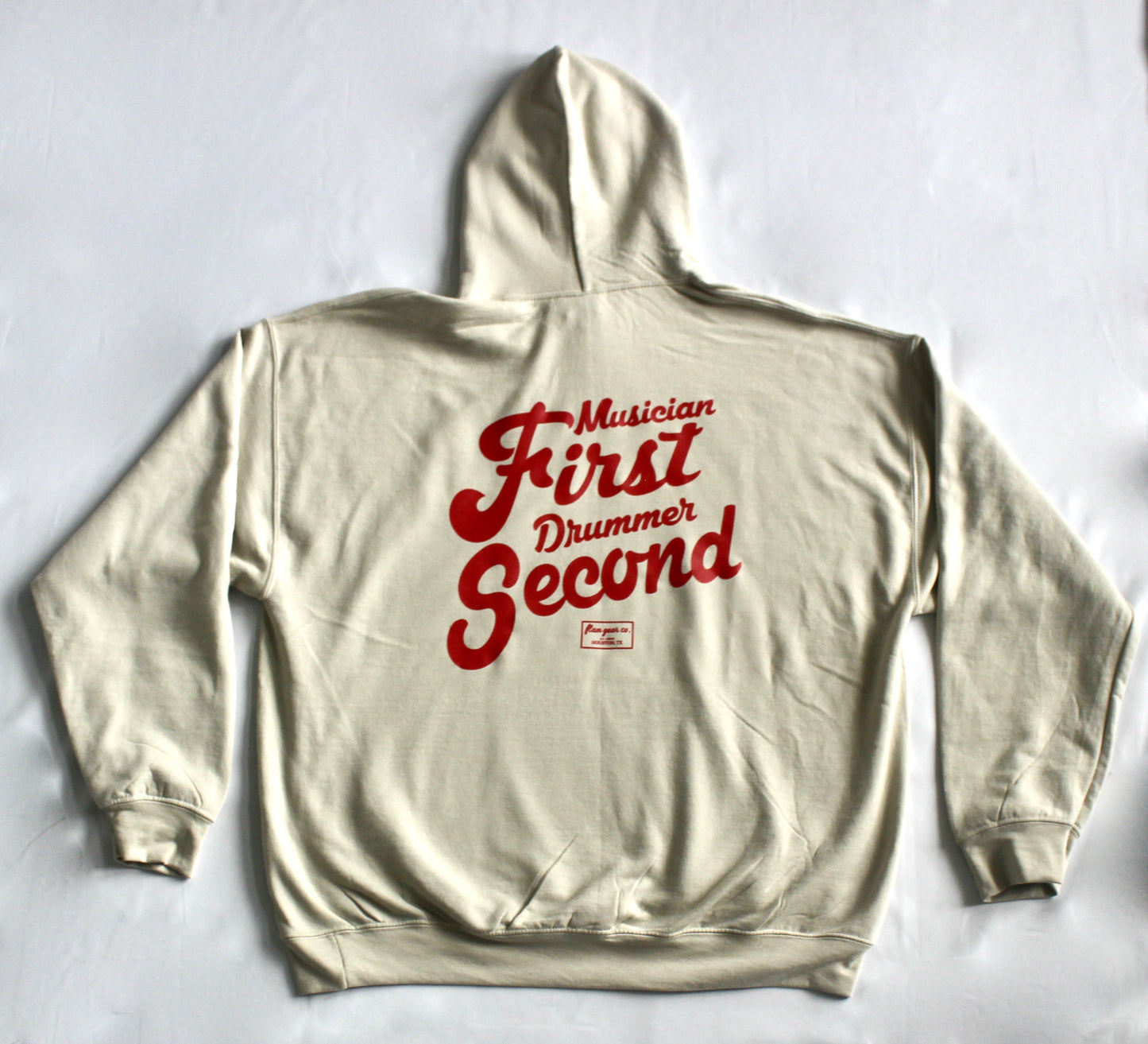 MUSICIAN FIRST DRUMMER SECOND HOODIE