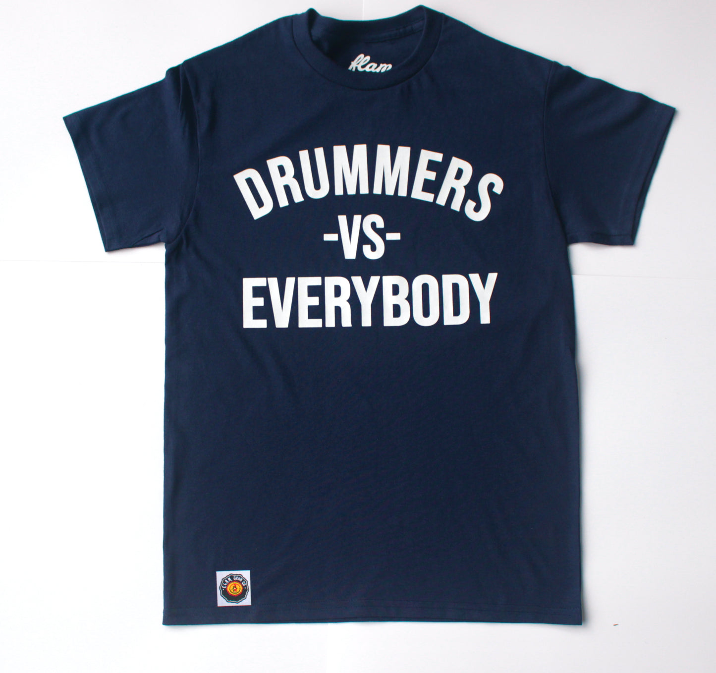 DRUMMERS VS EVERYBODY TEE (navy blue)