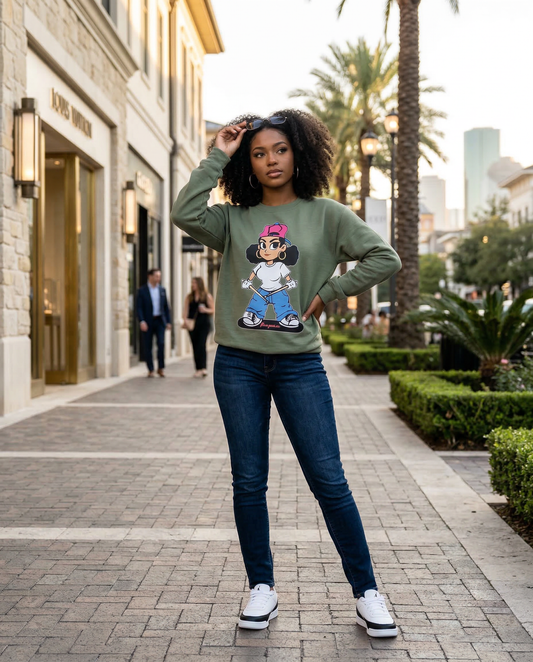 FLAMGIRL CREWNECK